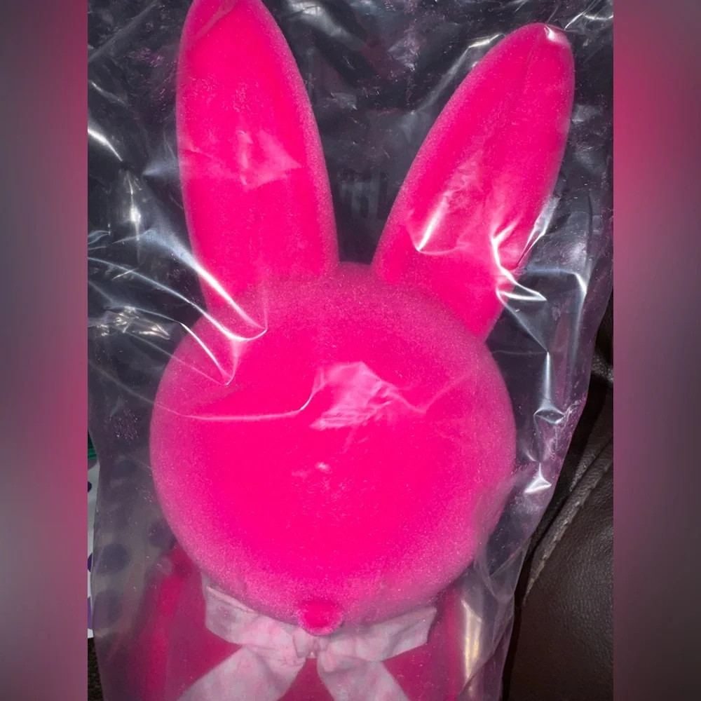 Giant 16 inch Easter Bunny Hot Pink fuchsia NEW in plastic